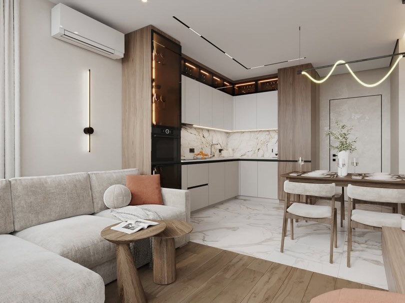 Modern Apartment Interior – 35 m² Gallery